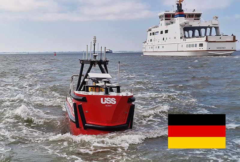 Offshore wind export cable surveying in Germany